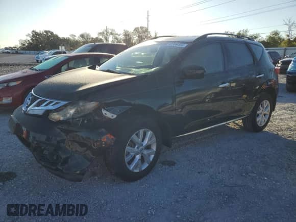 2014 Nissan Murano SV with VIN JN8AZ1MU7EW420537, listed as a Copart auction lot 87389465 with 89,673 mi miles and Salvage title. Bid and sale history available at DreamBid. Image 1.