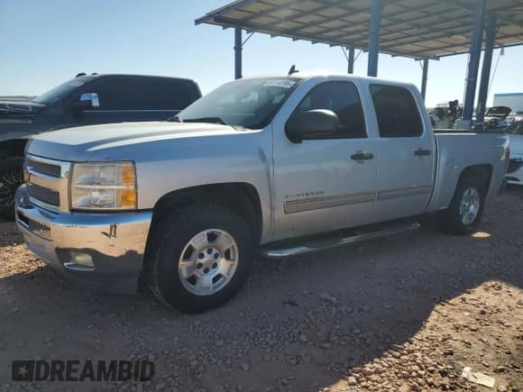 2013 Chevrolet Silverado 1500 LT with VIN 3GCPCSE02DG261139, listed as a Copart auction lot 91174195 with 118,901 mi miles and Clean title. Bid and sale history available at DreamBid. Image 1.