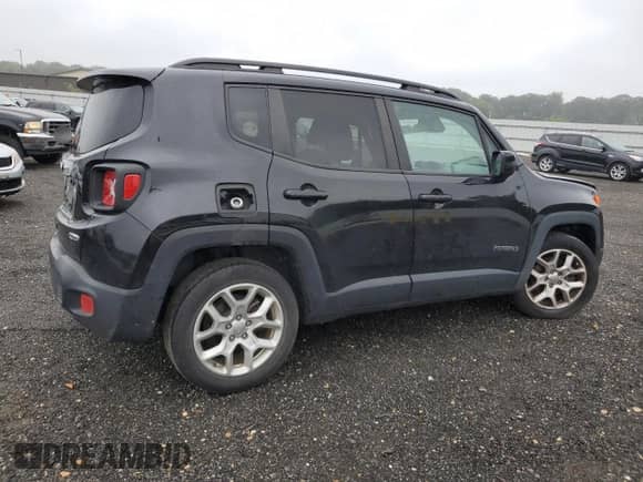 2018 Jeep Renegade Latitude with VIN ZACCJABB7JPJ68659, listed as a Copart auction lot 67125475 with 74,727 mi miles and Salvage title. Bid and sale history available at DreamBid. Image 3.