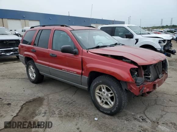 2002 Jeep Grand Cherokee Laredo z VIN 1J4GW48S72C221083, wystawiony jako Copart lot #60722945 z przebiegiem 81 043 mil mil oraz Czysty tytuł • Clean title. Historia ofert i sprzedaży dostępna na DreamBid. Obrazek 4.
