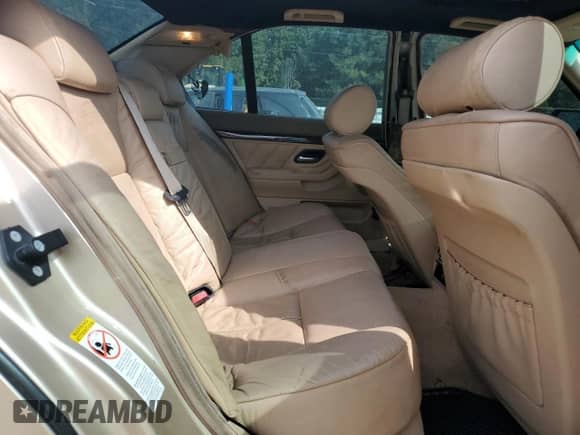 1998 BMW 7 Series 740i with VIN WBAGF8321WDL56870, listed as a Copart auction lot 80873115 with 183,873 mi miles and Salvage title. Bid and sale history available at DreamBid. Image 10.