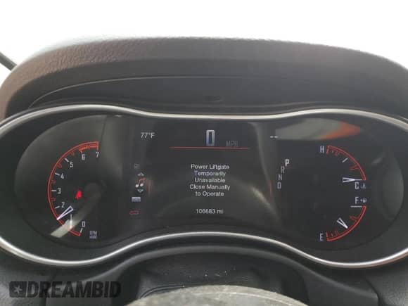 2018 Dodge Durango Citadel Anodized Platinum with VIN 1C4SDJET7JC328067, listed as a Copart auction lot 60412275 with 106,683 mi miles and Clean title. Bid and sale history available at DreamBid. Image 9.