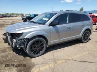 2017 Dodge Journey GT with VIN 3C4PDCEGXHT581161, listed as a Copart auction lot 56472595 with 114,542 mi miles and Salvage title. Bid and sale history available at DreamBid. Image 1.