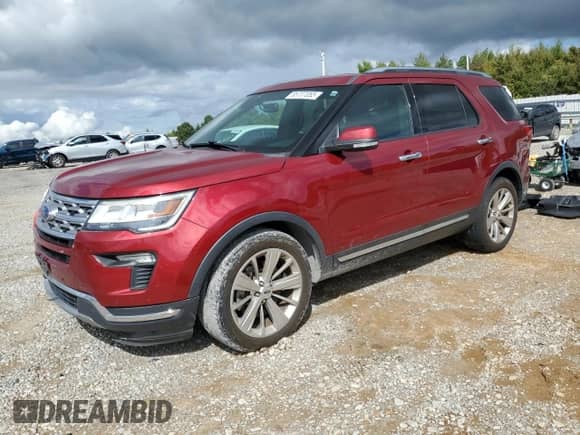 2019 Ford Explorer Limited z VIN 1FM5K7F83KGA64139, wystawiony jako Copart lot #85707055 z przebiegiem 76 221 mil mil oraz Czysty tytuł • Clean title. Historia ofert i sprzedaży dostępna na DreamBid. Obrazek 1.