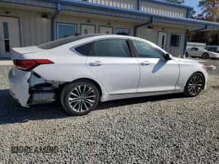 2016 Hyundai Genesis 3.8L z VIN KMHGN4JE9GU135431, wystawiony jako Copart lot #77622764 z przebiegiem 74 543 mil mil oraz Szkoda całkowita • Salvage title. Historia ofert i sprzedaży dostępna na DreamBid. Obrazek 3.