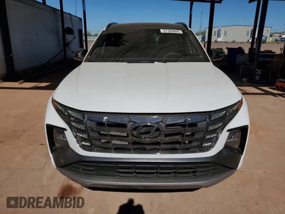 2024 Hyundai Tucson N Line with VIN KM8JFCD13RU158860, listed as a Copart auction lot 87389865 with 25,856 mi miles and Salvage title. Bid and sale history available at DreamBid. Image 5.