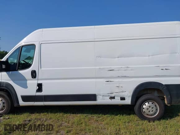 2023 Ram ProMaster Cargo with VIN 3C6LRVDG0PE563744, listed as a IAAI auction lot 43031265 with 65,170 mi miles and . Bid and sale history available at DreamBid. Image 14.