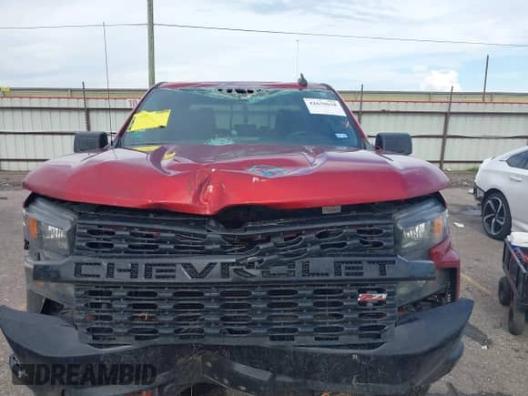 2021 Chevrolet Silverado 1500 Custom Trail Boss with VIN 1GCPYCEF8MZ266566, listed as a IAAI auction lot 42639628 with 102,975 mi miles and . Bid and sale history available at DreamBid. Image 12.
