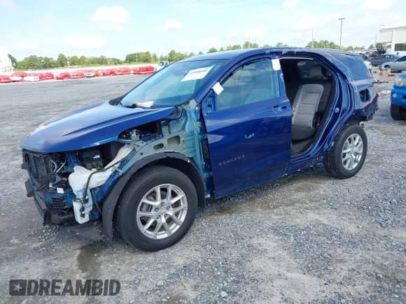 2022 Chevrolet Equinox LT с VIN 2GNAXJEV0N6131381, выставлен на аукционе IAAI как лот 42958680 с пробегом 105 325 миль миль и . История ставок и продаж доступна на DreamBid. Изображение 2.