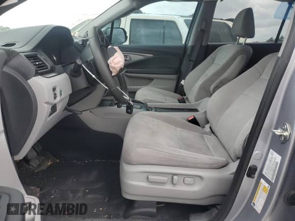 2021 Honda Pilot EX with VIN 5FNYF6H32MB023256, listed as a Copart auction lot 48064665 with 56,179 mi miles and Salvage title. Bid and sale history available at DreamBid. Image 7.