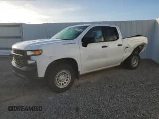 2019 Chevrolet Silverado 1500 Work Truck z VIN 1GCRWAEH4KZ278053, wystawiony jako Copart lot #79715824 z przebiegiem Nie podano mil oraz Czysty tytuł • Clean title. Historia ofert i sprzedaży dostępna na DreamBid. Obrazek 1.