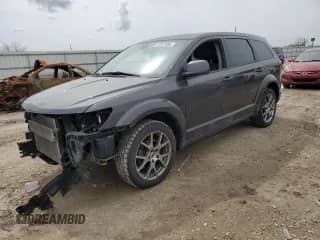2019 Dodge Journey GT with VIN 3C4PDDEG3KT738879, listed as a Copart auction lot 51697095 with 91,318 mi miles and Salvage title. Bid and sale history available at DreamBid. Image 1.