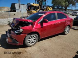 2017 Chevrolet Sonic LT with VIN 1G1JD5SH7H4168935, listed as a Copart auction lot 71523765 with 134,234 mi miles and Salvage title. Bid and sale history available at DreamBid. Image 1.