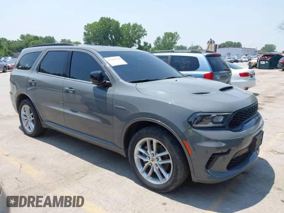 2023 Dodge Durango R/T Plus with VIN 1C4SDJCT1PC555850, listed as a IAAI auction lot 42465738 with 52,627 mi miles and . Bid and sale history available at DreamBid. Image 1.