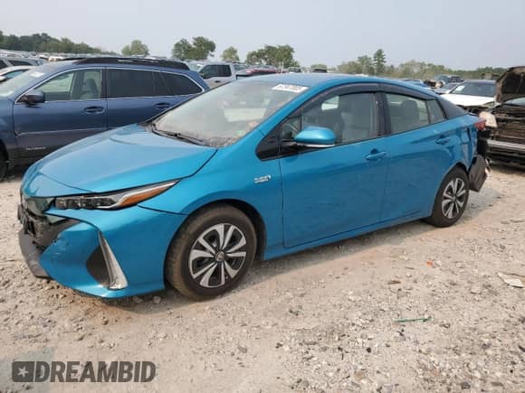2018 Toyota Prius Plus with VIN JTDKARFP2J3075443, listed as a Copart auction lot 67347005 with 83,570 mi miles and Salvage title. Bid and sale history available at DreamBid. Image 1.
