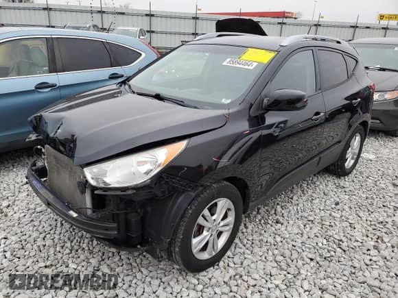 2011 Hyundai Tucson Limited with VIN KM8JUCAC6BU278234, listed as a Copart auction lot 85894464 with 148,933 mi miles and Salvage title. Bid and sale history available at DreamBid. Image 1.