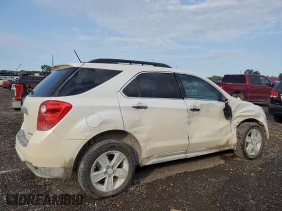 2015 Chevrolet Equinox LT with VIN 1GNFLFEK4FZ126274, listed as a Copart auction lot 69817475 with 129,715 mi miles and Salvage title. Bid and sale history available at DreamBid. Image 3.