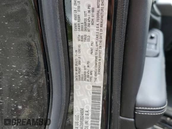 2024 Jeep Grand Cherokee Altitude X with VIN 1C4RJKAG6R8524604, listed as a Copart auction lot 59851905 with 19,022 mi miles and Salvage title. Bid and sale history available at DreamBid. Image 13.