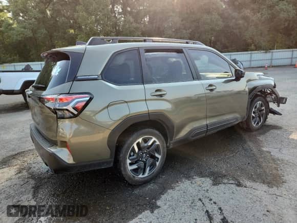 2025 Subaru Forester Limited с VIN JF2SLDRC0SH558571, выставлен на аукционе Copart как лот 80882665 с пробегом 2 904 миль миль и Списание • Salvage title. История ставок и продаж доступна на DreamBid. Изображение 3.