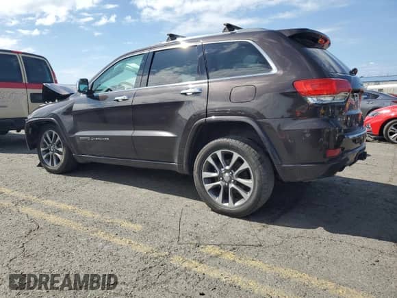 2017 Jeep Grand Cherokee Overland with VIN 1C4RJFCG4HC654896, listed as a Copart auction lot 69584085 with Not provided miles and Salvage title. Bid and sale history available at DreamBid. Image 2.