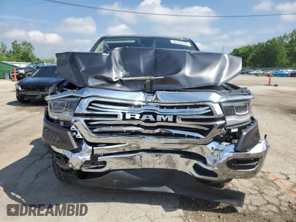 2019 Ram 1500 Laramie z VIN 1C6SRFDT2KN514953, wystawiony jako Copart lot #56747675 z przebiegiem 64 177 mil mil oraz Szkoda całkowita • Salvage title. Historia ofert i sprzedaży dostępna na DreamBid. Obrazek 5.