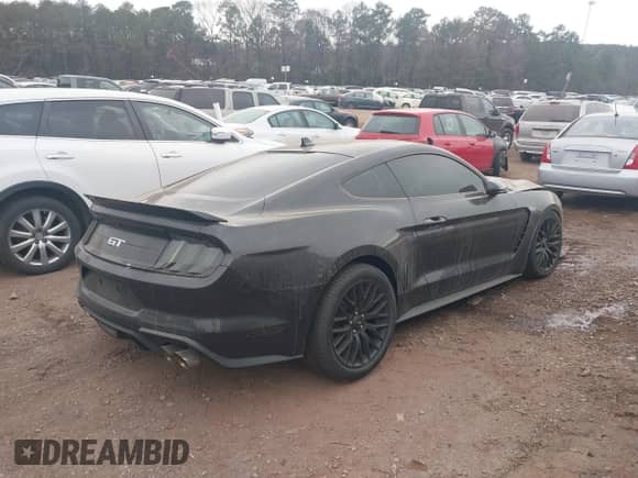 2022 Ford Mustang GT with VIN 1FA6P8CF7N5127364, listed as a IAAI auction lot 41541352 with 25,267 mi miles and . Bid and sale history available at DreamBid. Image 4.