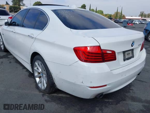 2014 BMW 5 Series 535i with VIN WBA5B1C55ED478666, listed as a IAAI auction lot 43378683 with 136,085 mi miles and . Bid and sale history available at DreamBid. Image 3.