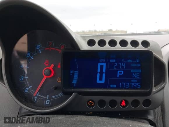 2013 Chevrolet Sonic LTZ with VIN 1G1JE5SH6D4172014, listed as a IAAI auction lot 41829337 with 173,795 mi miles and . Bid and sale history available at DreamBid. Image 7.