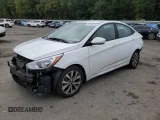 2017 Hyundai Accent Value Edition с VIN KMHCT4AE4HU334991, выставлен на аукционе Copart как лот 82105315 с пробегом 60 111 миль миль и Списание • Salvage title. История ставок и продаж доступна на DreamBid. Изображение 1.