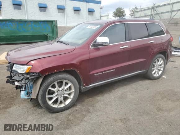 2016 Jeep Grand Cherokee Summit with VIN 1C4RJFJT7GC389650, listed as a Copart auction lot 52432435 with 47,997 mi miles and Salvage title. Bid and sale history available at DreamBid. Image 1.