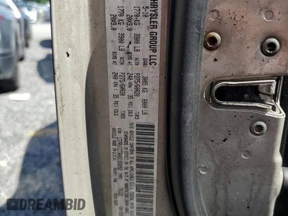 2010 Dodge 1500 SLT с VIN 1D7RV1CT6AS193092, выставлен на аукционе Copart как лот 73792584 с пробегом 151 876 миль миль и Списание • Salvage title. История ставок и продаж доступна на DreamBid. Изображение 13.