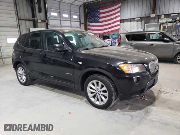2013 BMW X3 xDrive28i with VIN 5UXWX9C51D0D02468, listed as a Copart auction lot 85650095 with 81,508 mi miles and Salvage title. Bid and sale history available at DreamBid. Image 4.