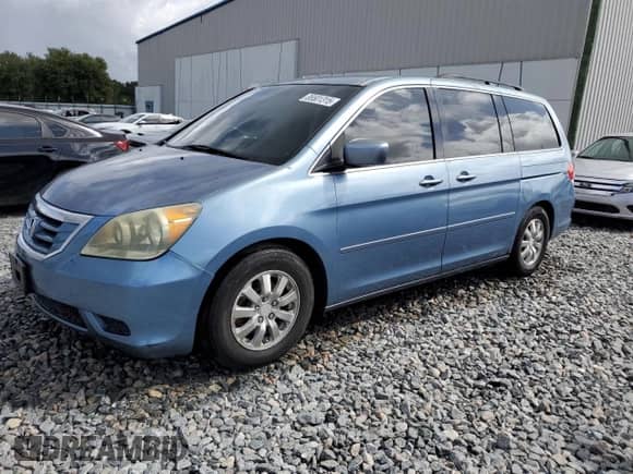 2009 Honda Odyssey EX with VIN 5FNRL38489B038582, listed as a Copart auction lot 85501315 with 165,076 mi miles and Salvage title. Bid and sale history available at DreamBid. Image 1.