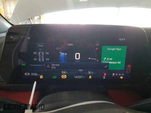 2024 Chevrolet Blazer EV RWD RS with VIN 3GNKDHRK7RS283235, listed as a Copart auction lot 63152635 with 14,297 mi miles and Salvage title. Bid and sale history available at DreamBid. Image 9.