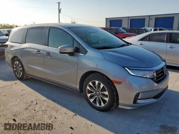 2022 Honda Odyssey EX-L с VIN 5FNRL6H7XNB031610, выставлен на аукционе Copart как лот 80397145 с пробегом 44 778 миль миль и Списание • Salvage title. История ставок и продаж доступна на DreamBid. Изображение 4.