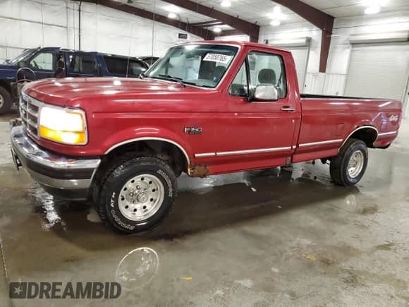 1994 Ford F-150 z VIN 1FTEF14N0RLB54218, wystawiony jako Copart lot #57050765 z przebiegiem 123 580 mil mil oraz Szkoda całkowita • Salvage title. Historia ofert i sprzedaży dostępna na DreamBid. Obrazek 1.