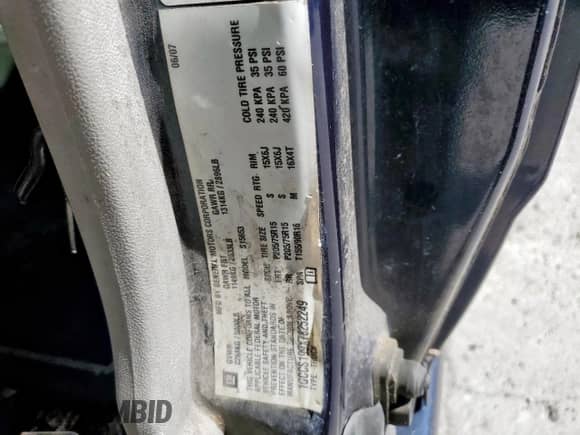 2007 Chevrolet Colorado 1LT with VIN 1GCCS199X78252249, listed as a Copart auction lot 67182515 with 176,329 mi miles and Clean title. Bid and sale history available at DreamBid. Image 12.