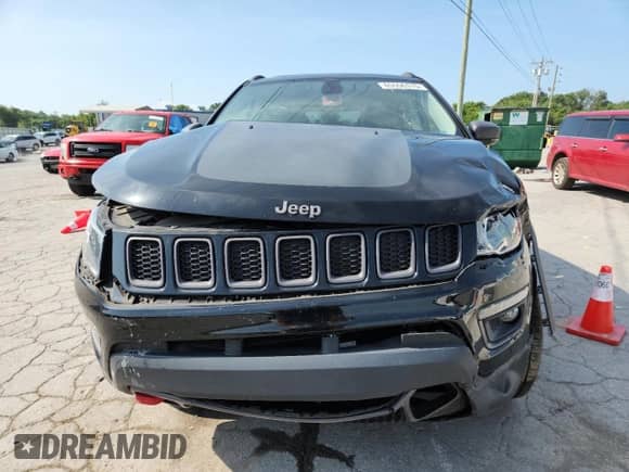 2017 Jeep Compass Trailhawk with VIN 3C4NJDDB6HT641433, listed as a Copart auction lot 65556115 with 62,150 mi miles and Salvage title. Bid and sale history available at DreamBid. Image 5.