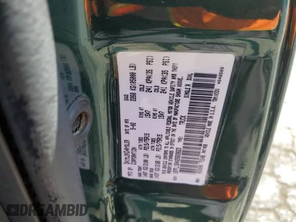 2002 Dodge Dakota with VIN 1B7FL16XX2S669623, listed as a Copart auction lot 62144655 with 195,986 mi miles and Clean title. Bid and sale history available at DreamBid. Image 12.