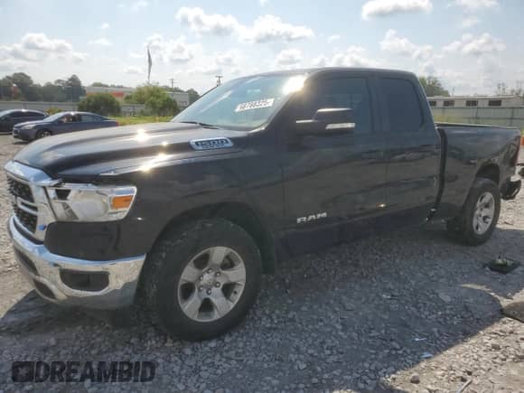 2022 Ram 1500 Big Horn with VIN 1C6RREBT8NN358367, listed as a Copart auction lot 68788325 with 40,561 mi miles and Salvage title. Bid and sale history available at DreamBid. Image 1.