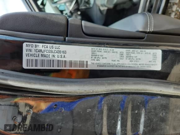 2020 Jeep Grand Cherokee Overland z VIN 1C4RJFCG5LC435163, wystawiony jako Copart lot #80911075 z przebiegiem 65 119 mil mil oraz Czysty tytuł • Clean title. Historia ofert i sprzedaży dostępna na DreamBid. Obrazek 14.