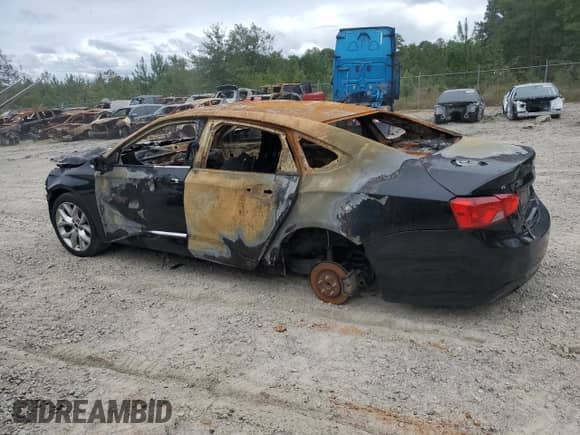 2017 Chevrolet Impala Premier with VIN 2G1145S39H9142600, listed as a Copart auction lot 80384355 with Not provided miles and Salvage title. Bid and sale history available at DreamBid. Image 2.
