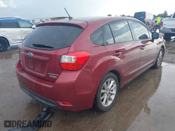 2013 Subaru Impreza Premium with VIN JF1GPAC69D2885394, listed as a IAAI auction lot 42661241 with 167,836 mi miles and . Bid and sale history available at DreamBid. Image 4.