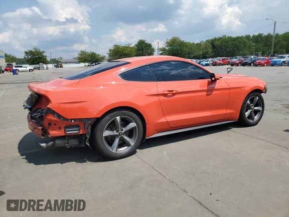 2015 Ford Mustang V6 with VIN 1FA6P8AMXF5407573, listed as a Copart auction lot 68885525 with 124,293 mi miles and Salvage title. Bid and sale history available at DreamBid. Image 3.