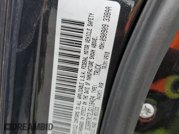 2018 Ram 1500 Express with VIN 3C6RR7KT2JG118424, listed as a Copart auction lot 68043425 with 99,961 mi miles and Salvage title. Bid and sale history available at DreamBid. Image 12.