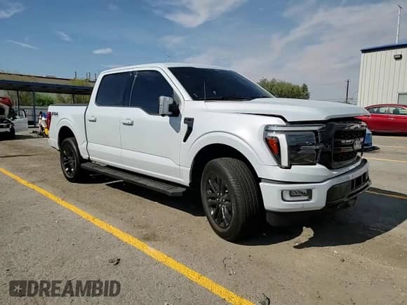 2025 Ford F-150 Lariat with VIN 1FTFW5L84SFA34918, listed as a Copart auction lot 67791115 with 2,610 mi miles and Salvage title. Bid and sale history available at DreamBid. Image 14.