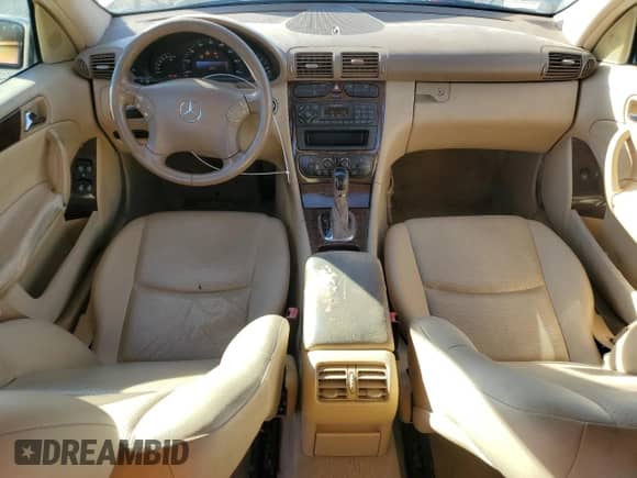 2003 Mercedes-Benz C 240 with VIN WDBRH61J73F315954, listed as a Copart auction lot 90311725 with 74,343 mi miles and Salvage title. Bid and sale history available at DreamBid. Image 8.