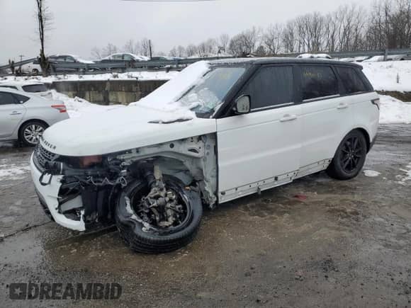 2017 Land Rover Range Rover Sport SE with VIN SALWG2FV0HA153769, listed as a Copart auction lot 44901465 with 74,107 mi miles and Salvage title. Bid and sale history available at DreamBid. Image 1.