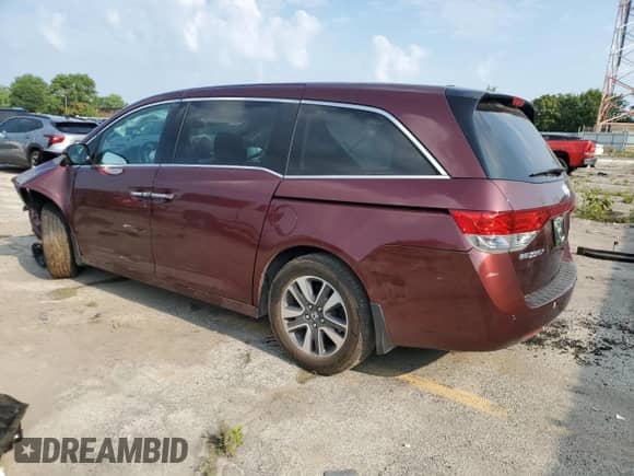 2016 Honda Odyssey Touring Elite with VIN 5FNRL5H92GB022995, listed as a Copart auction lot 68914565 with 101,450 mi miles and Clean title. Bid and sale history available at DreamBid. Image 2.