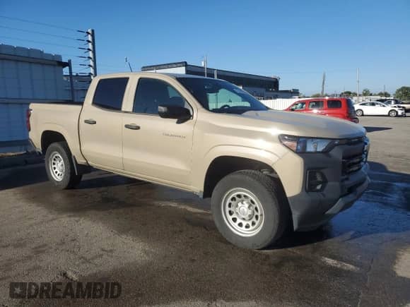2023 Chevrolet Colorado 2WD Work Truck with VIN 1GCGSBEC3P1176133, listed as a Copart auction lot 86665585 with 34,800 mi miles and Clean title. Bid and sale history available at DreamBid. Image 4.